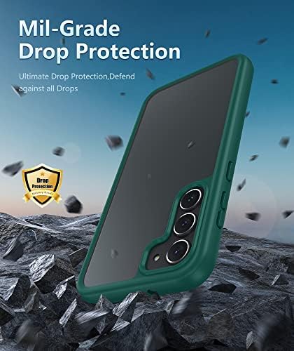 Fntcace עבור סמסונג Galaxy S23-Plus מקרה: S23 שקוף+ 5G ירידה מלאה הגנה על הגנה על הוכחת טלפון |